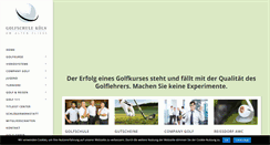Desktop Screenshot of golfschule-koeln.de